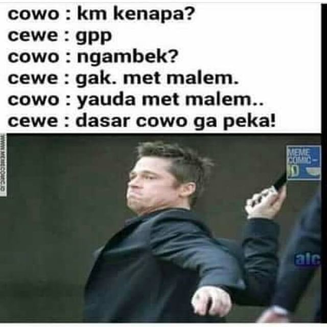 Jawaban GPP saat wanita ngambek bikin garuk kepala